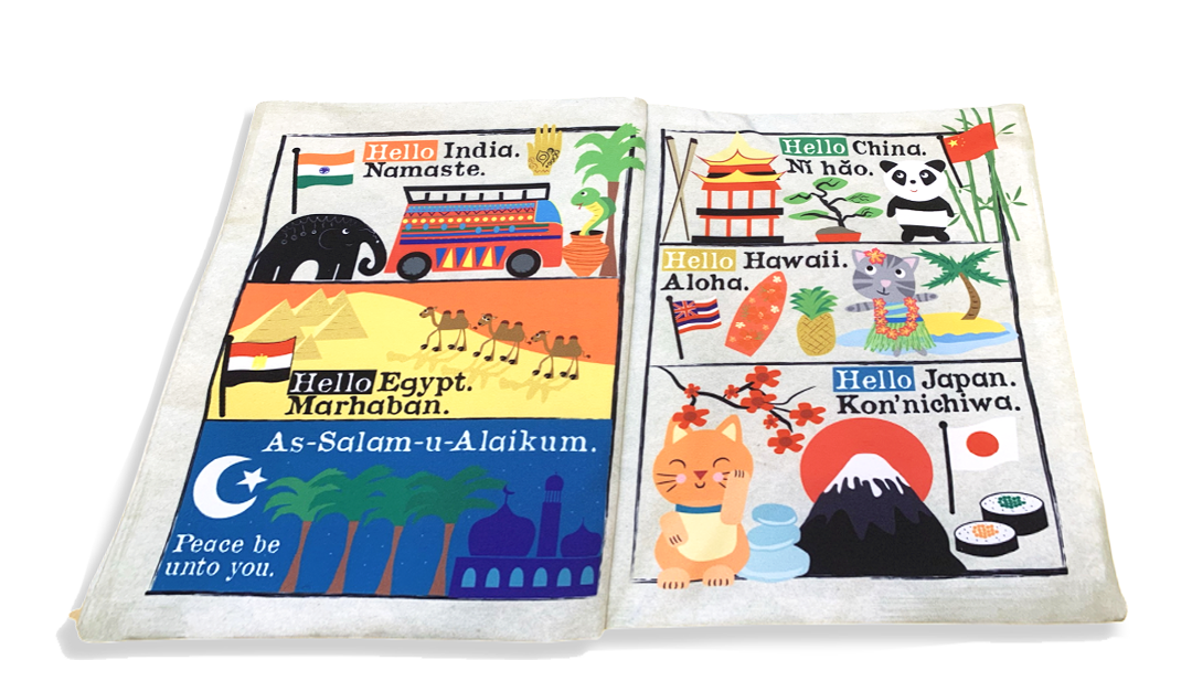 Nursery Times Crinkly Newspaper - Hello Friends