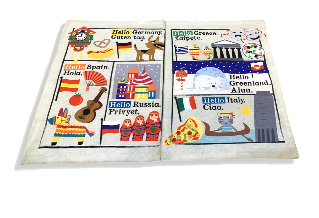 Nursery Times Crinkly Newspaper - Hello Friends