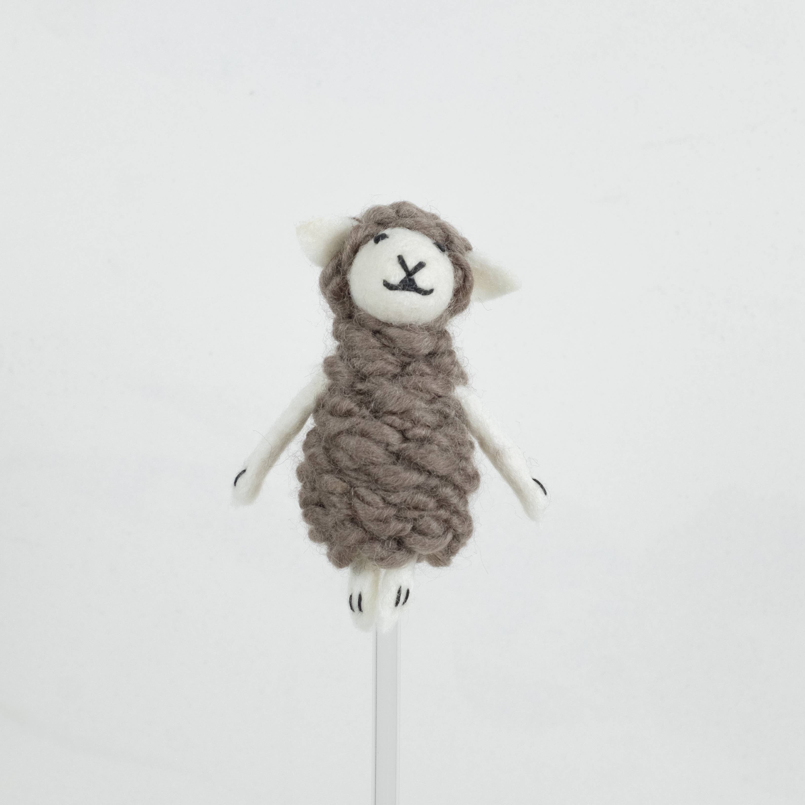 Felt Finger Puppet – Sheep