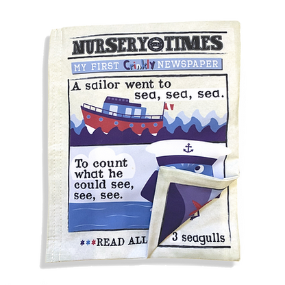 Nursery Times Crinkly Newspaper - Sailor Went to Sea
