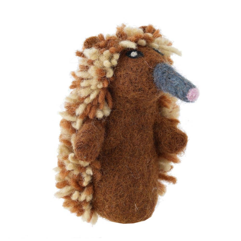 Finger Puppet-Felt Echidna