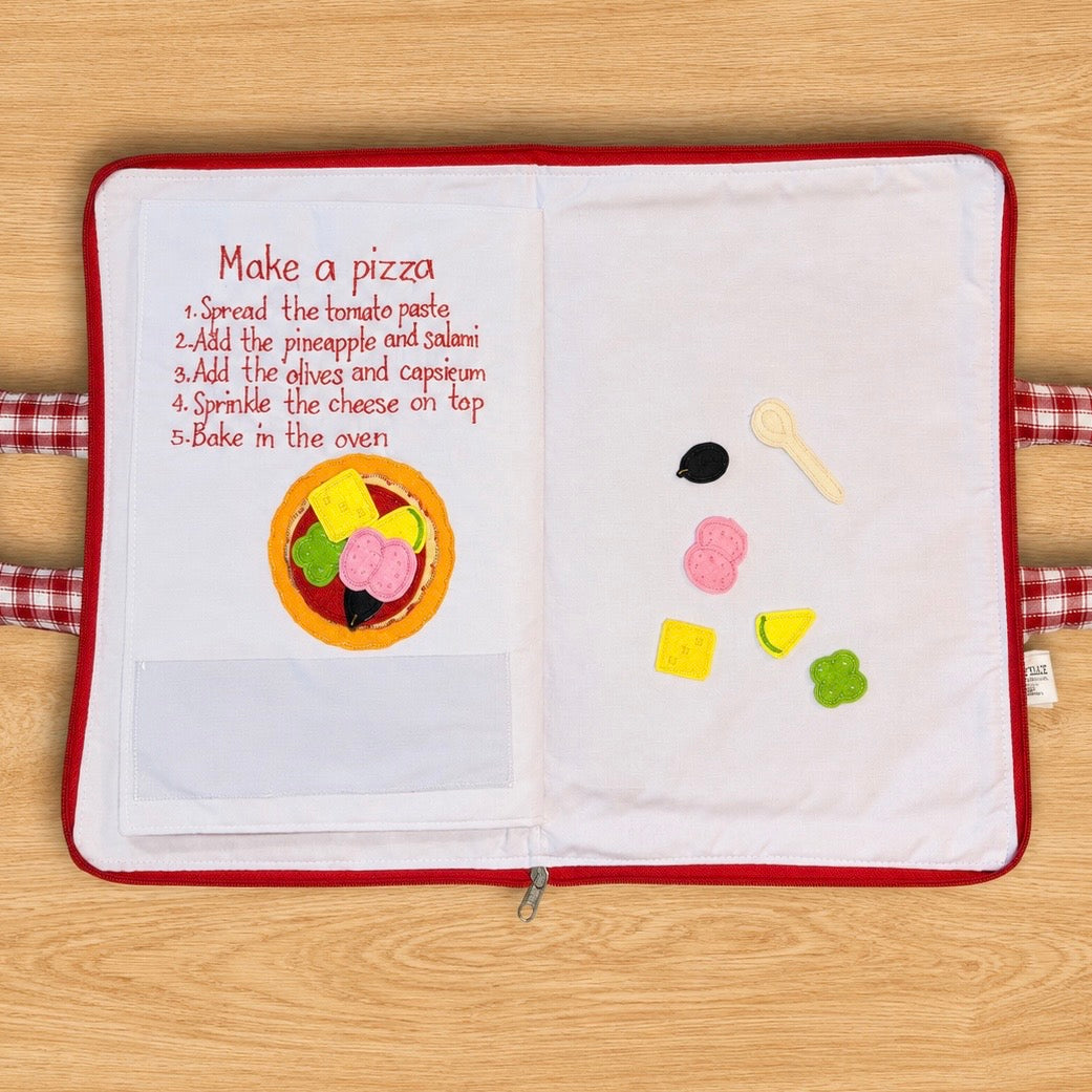 My Cook Book Quiet Book | Montessori Learning & Life Skills Activity Book