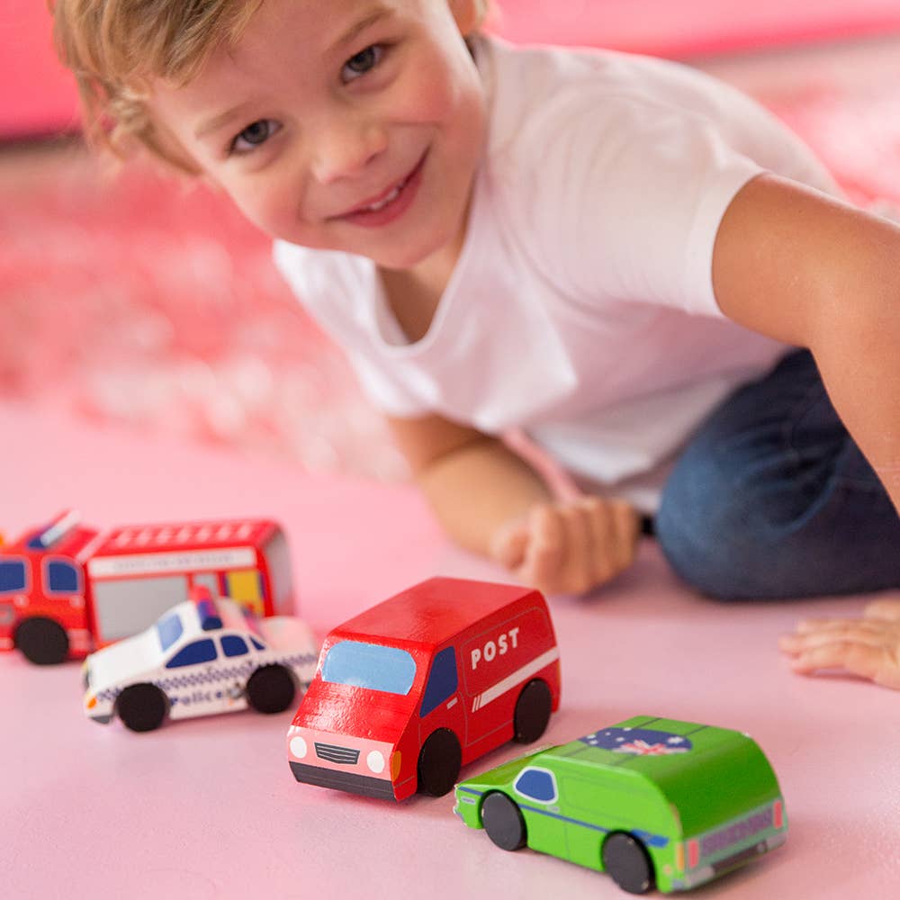 ICONIC WOODEN TOY CARS -  AUSTRALIAN VEHICLES