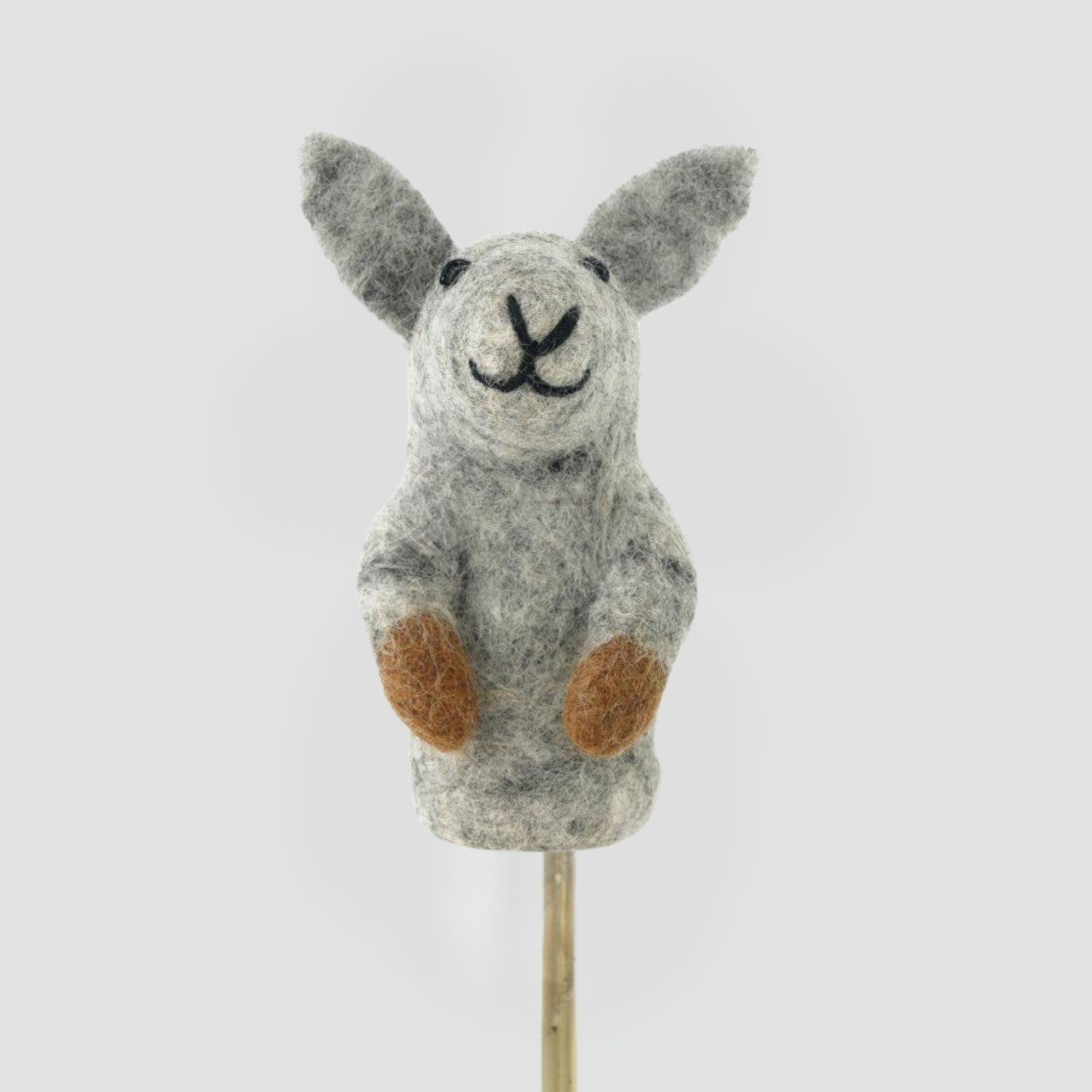 Kangaroo Felt Finger Puppet | Montessori Australian Animal Toy
