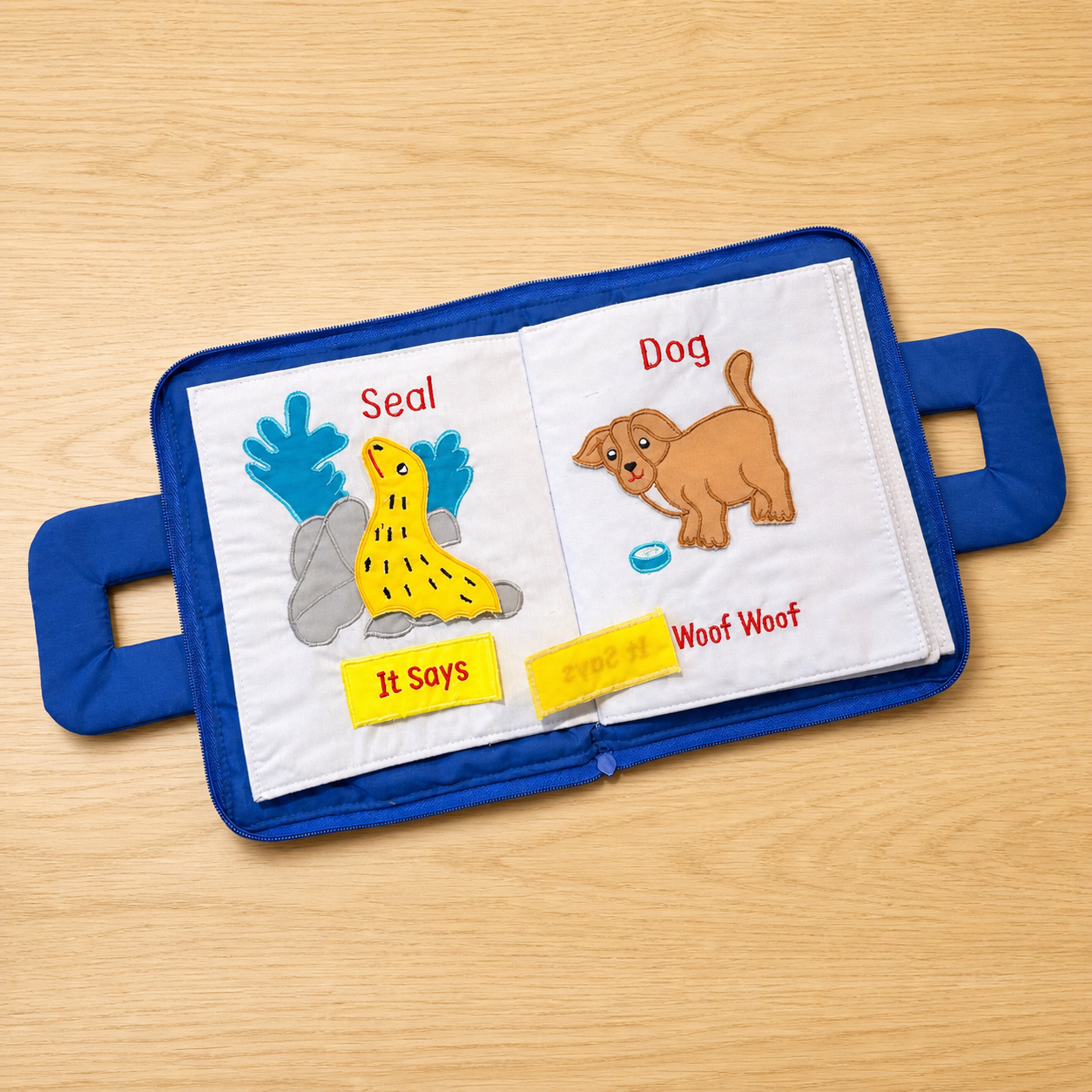 Who Lives Here? Quiet Book | Montessori Animal Sound Activity Book