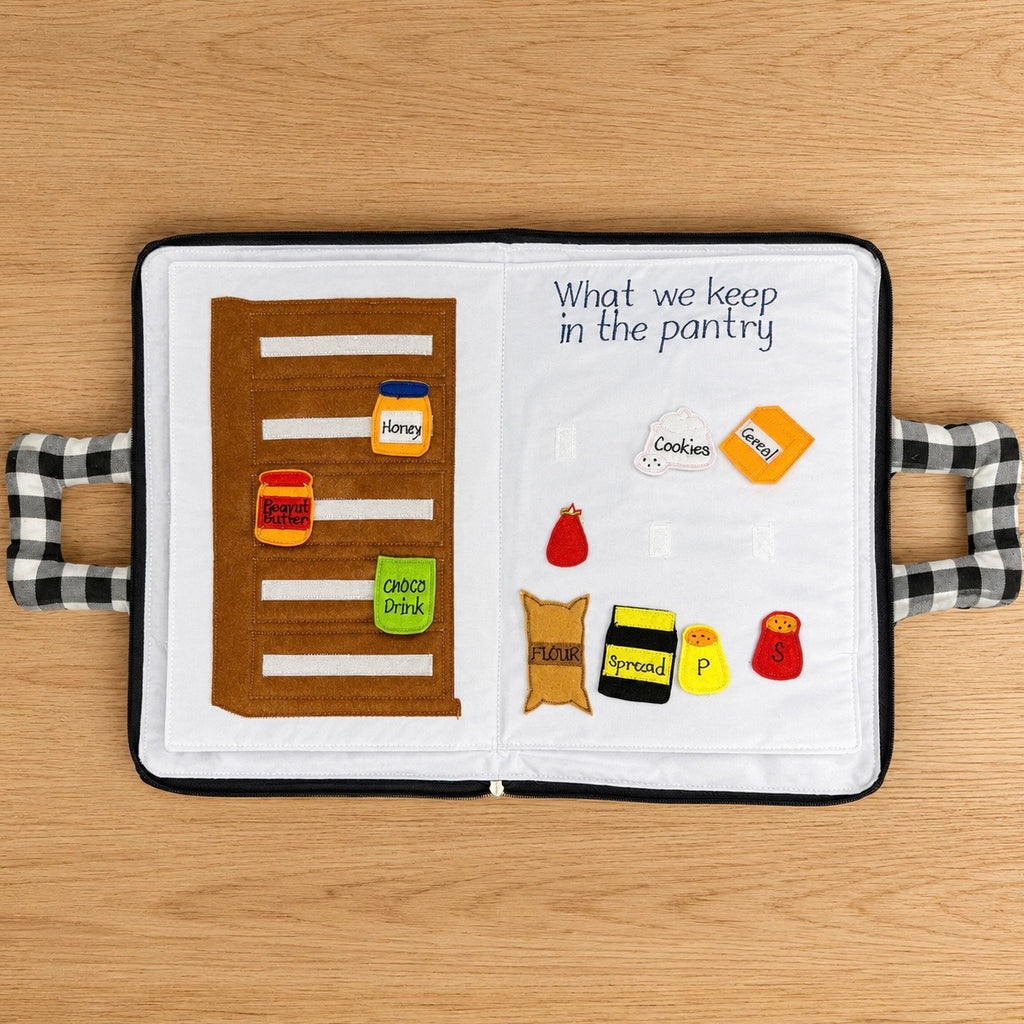 My Kitchen Quiet Book | Montessori Learning & Life Skills Activity Book