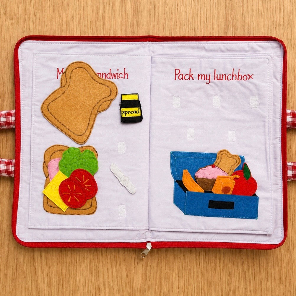 My Cook Book Quiet Book | Montessori Learning & Life Skills Activity Book