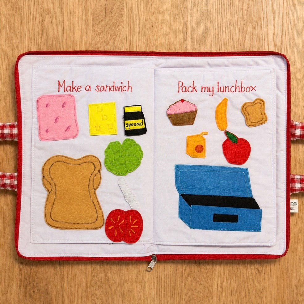 My Cook Book Quiet Book | Montessori Learning & Life Skills Activity Book