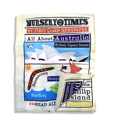Nursery Times Crinkly Newspaper - Australia
