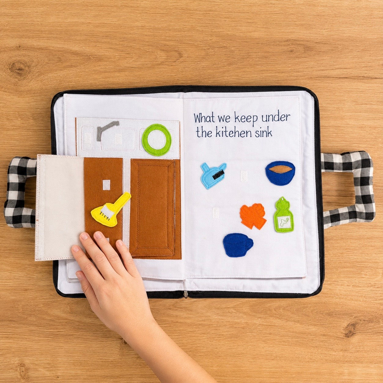 My Kitchen Quiet Book | Montessori Learning & Life Skills Activity Book