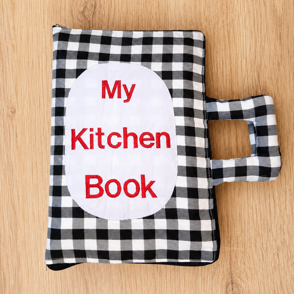My Kitchen Quiet Book | Montessori Learning & Life Skills Activity Book