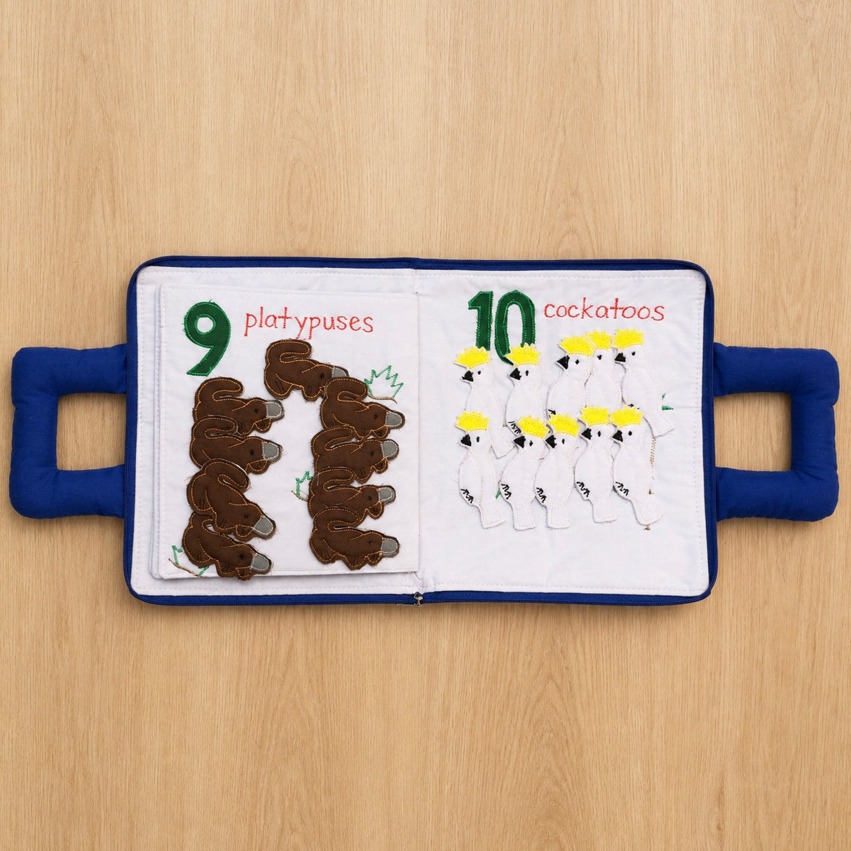 Count to 10 Australian Animals Quiet Book | Montessori Numeracy Activity Book