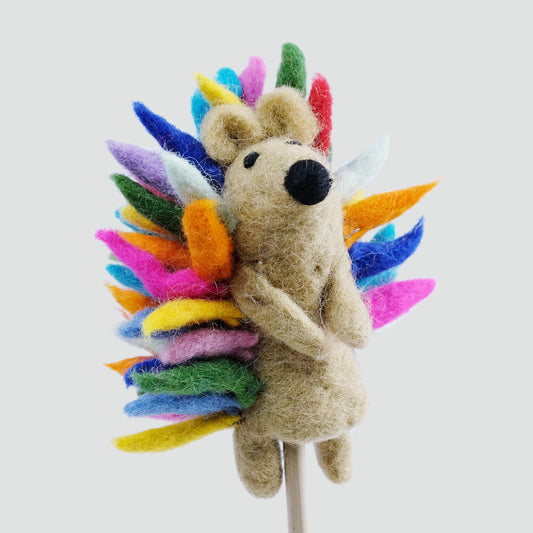 Finger Puppets Rainbow Hedgehog