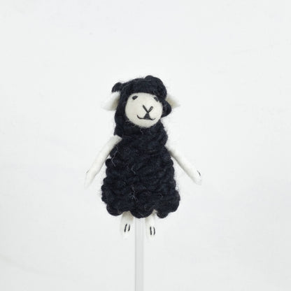 Felt Sheep Finger Puppets