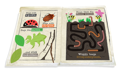 Nursery Times Crinkly Newspaper - Bugs