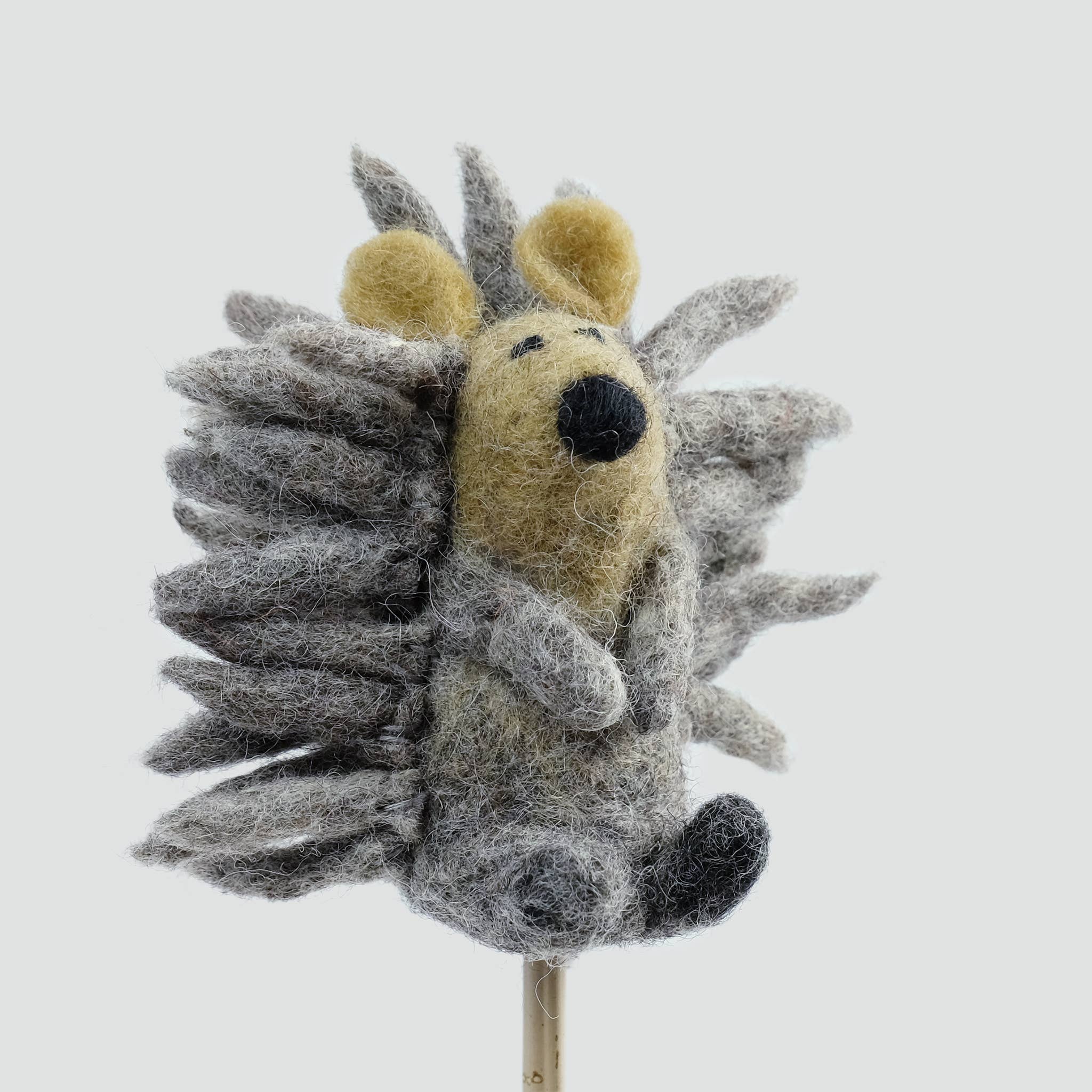 Finger Puppets - Gray Hedgehog