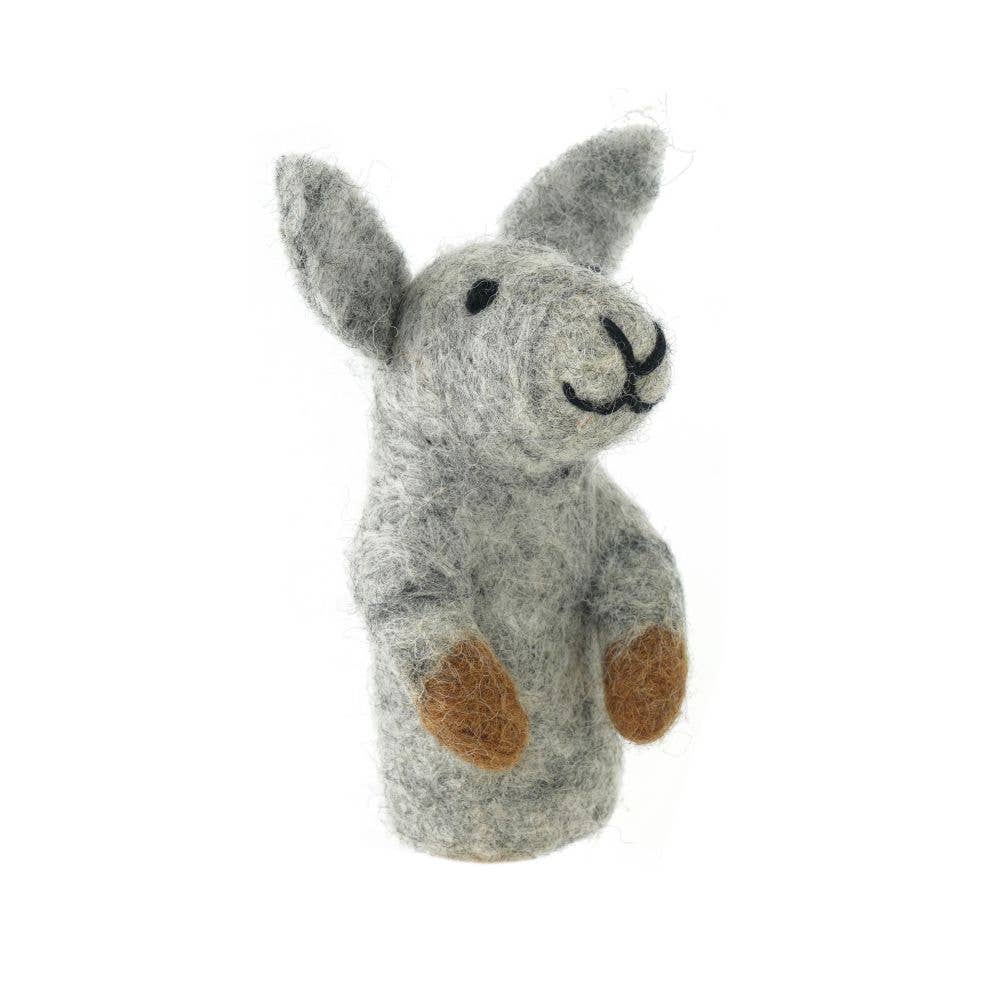 Kangaroo Felt Finger Puppet | Montessori Australian Animal Toy