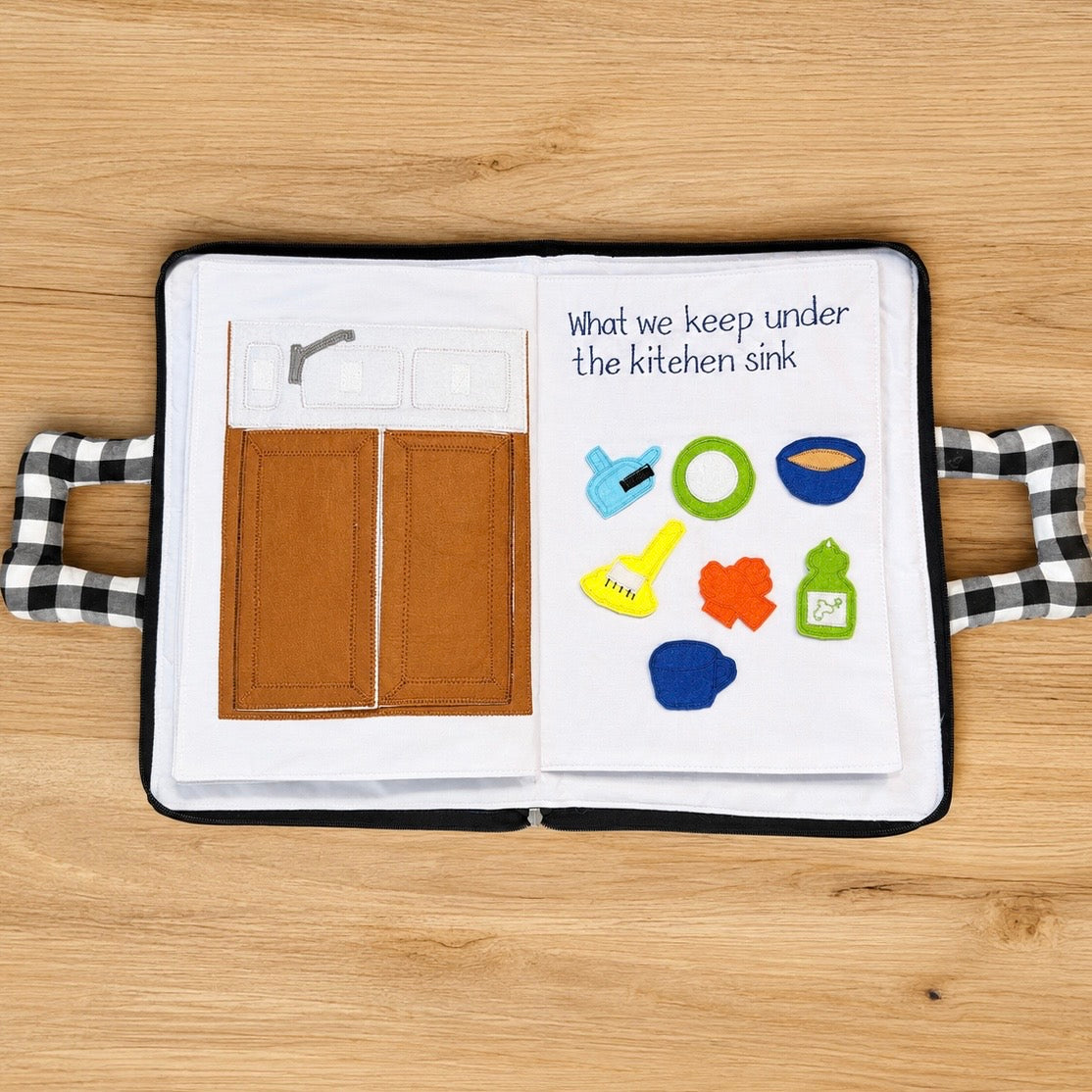 My Kitchen Quiet Book | Montessori Learning & Life Skills Activity Book