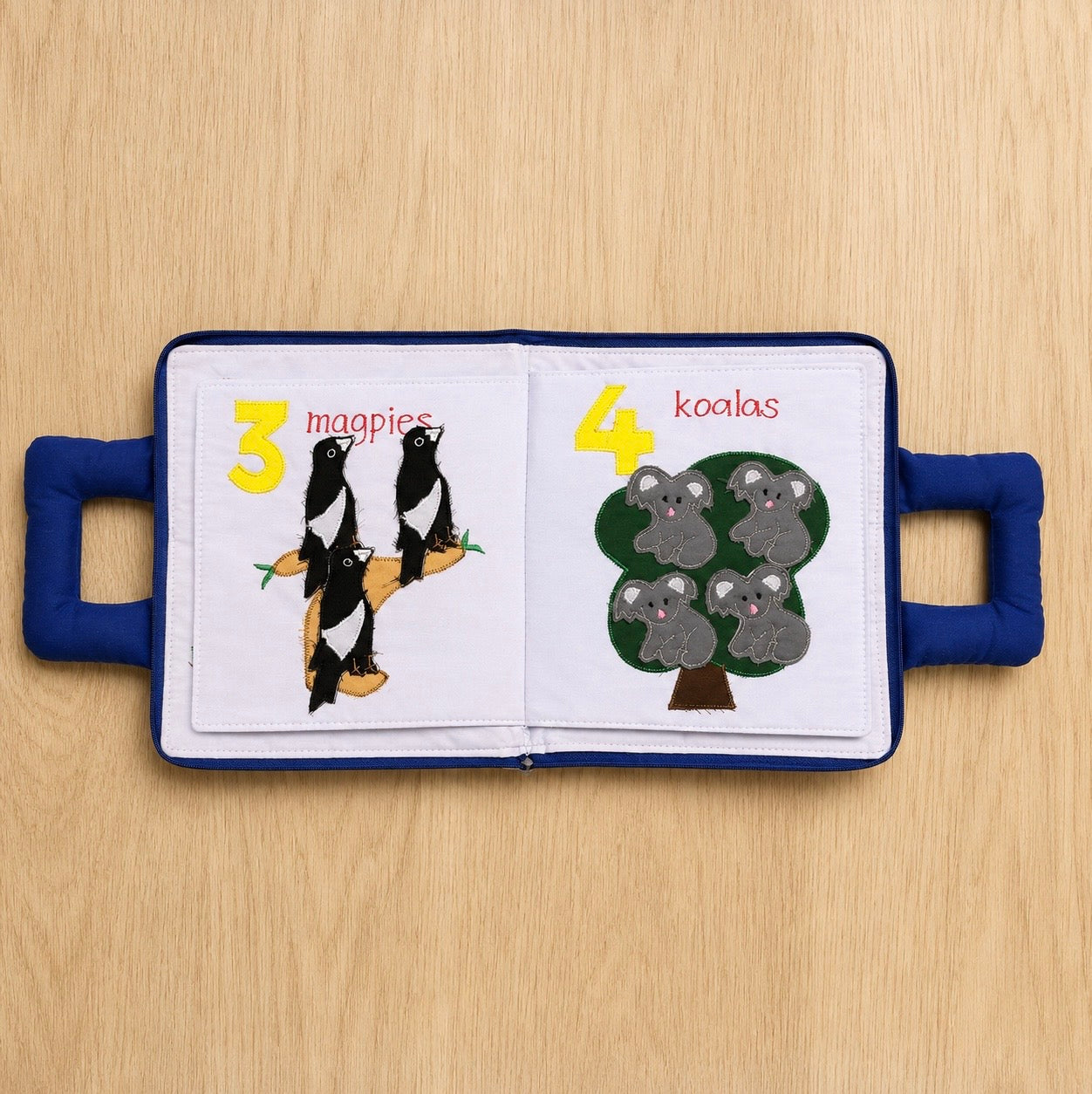 Count to 10 Australian Animals Quiet Book | Montessori Numeracy Activity Book