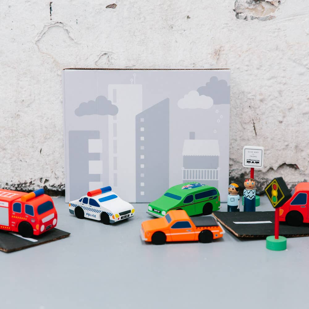 ICONIC WOODEN TOY CARS -  AUSTRALIAN VEHICLES