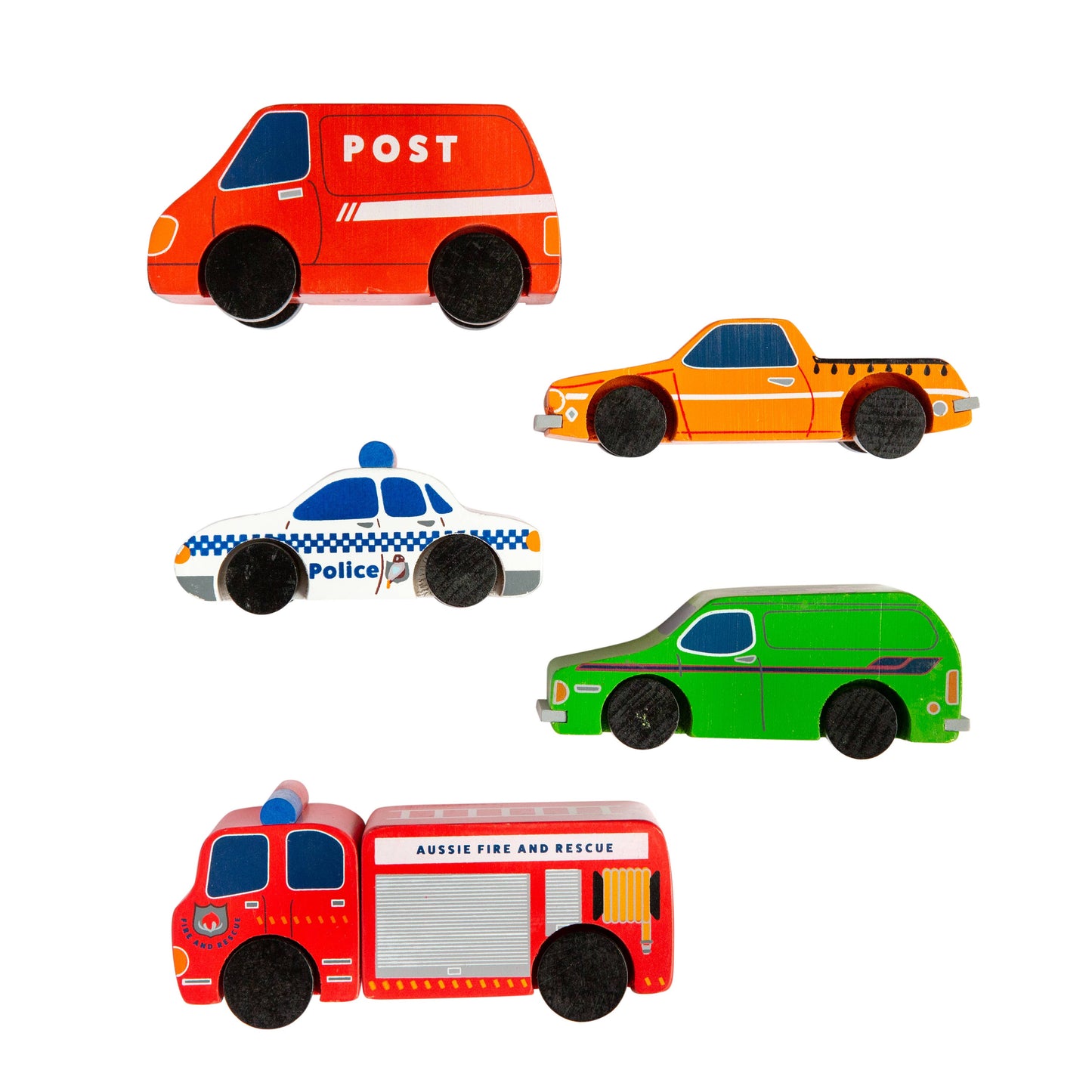 ICONIC WOODEN TOY CARS -  AUSTRALIAN VEHICLES
