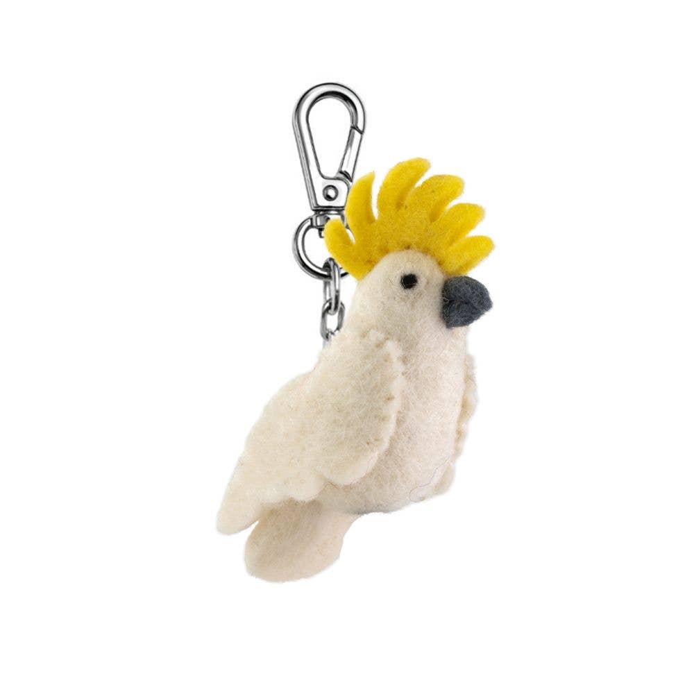 Key Chain-Felt Cockatoo