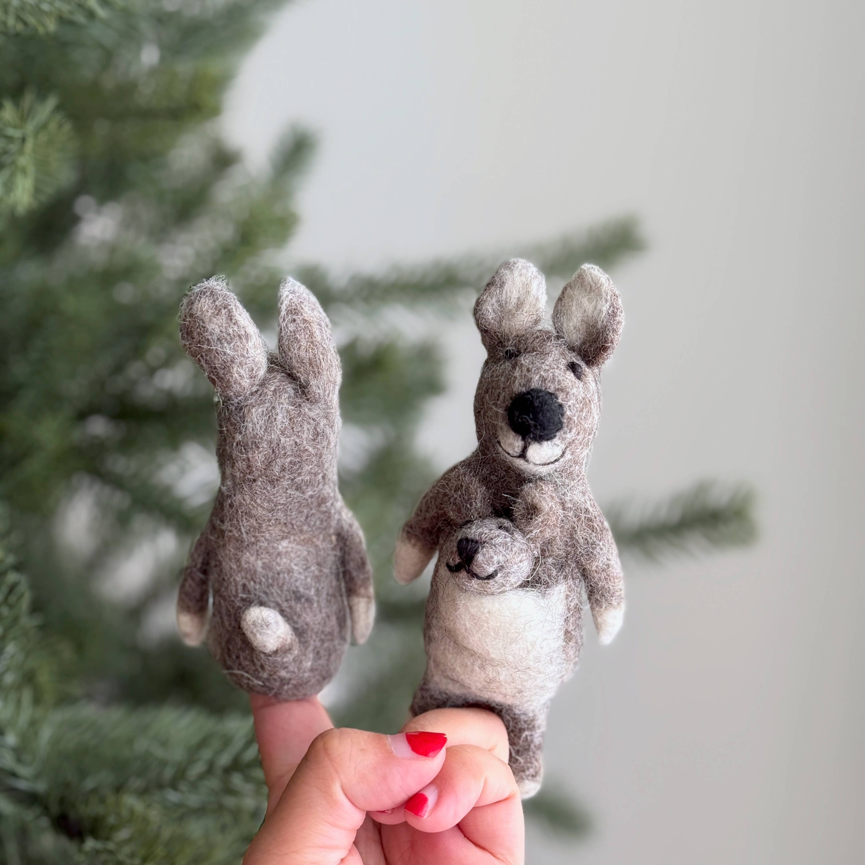 Kangaroo Finger Puppet