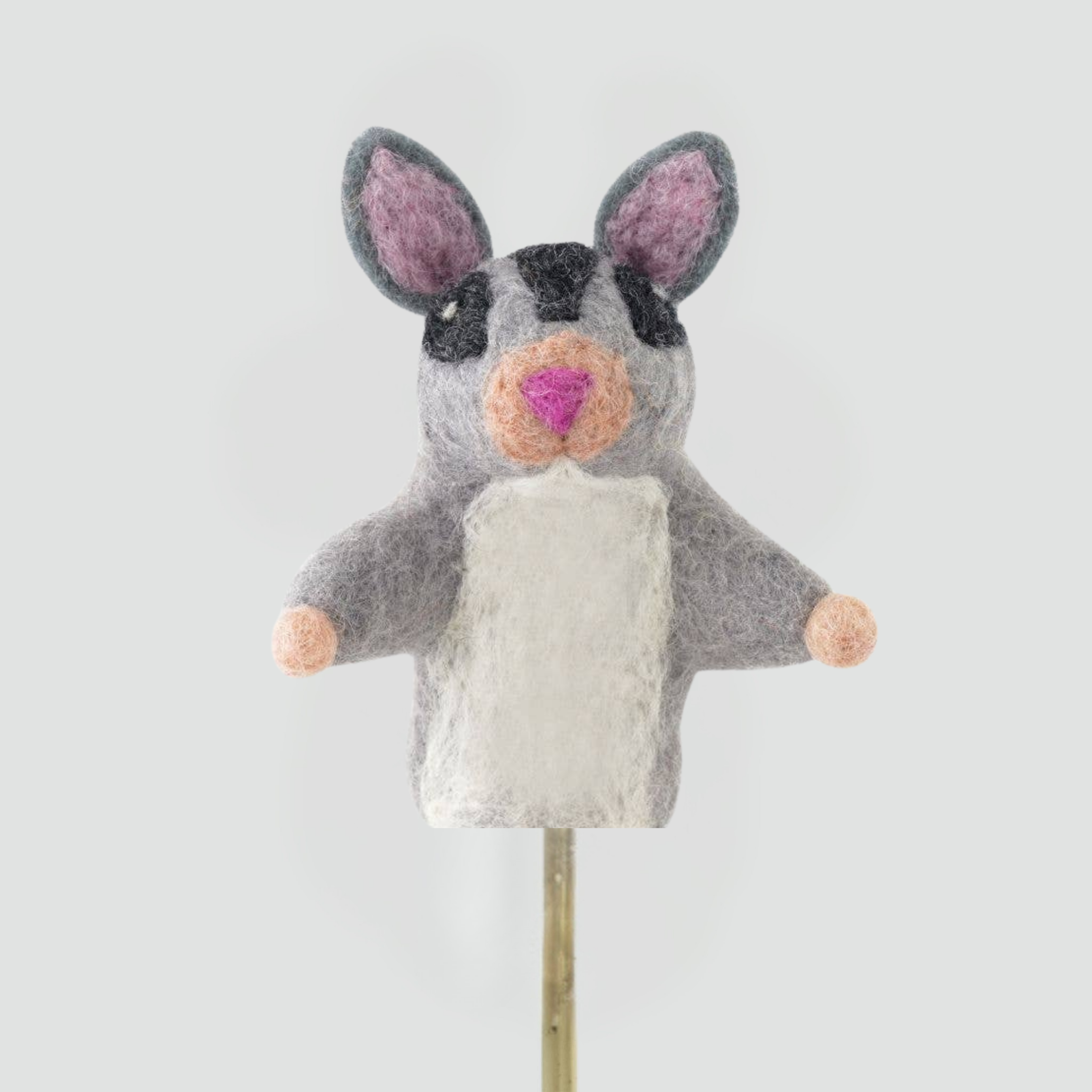 Sugar Glider Felt Finger Puppet | Montessori Australian Animal Toy