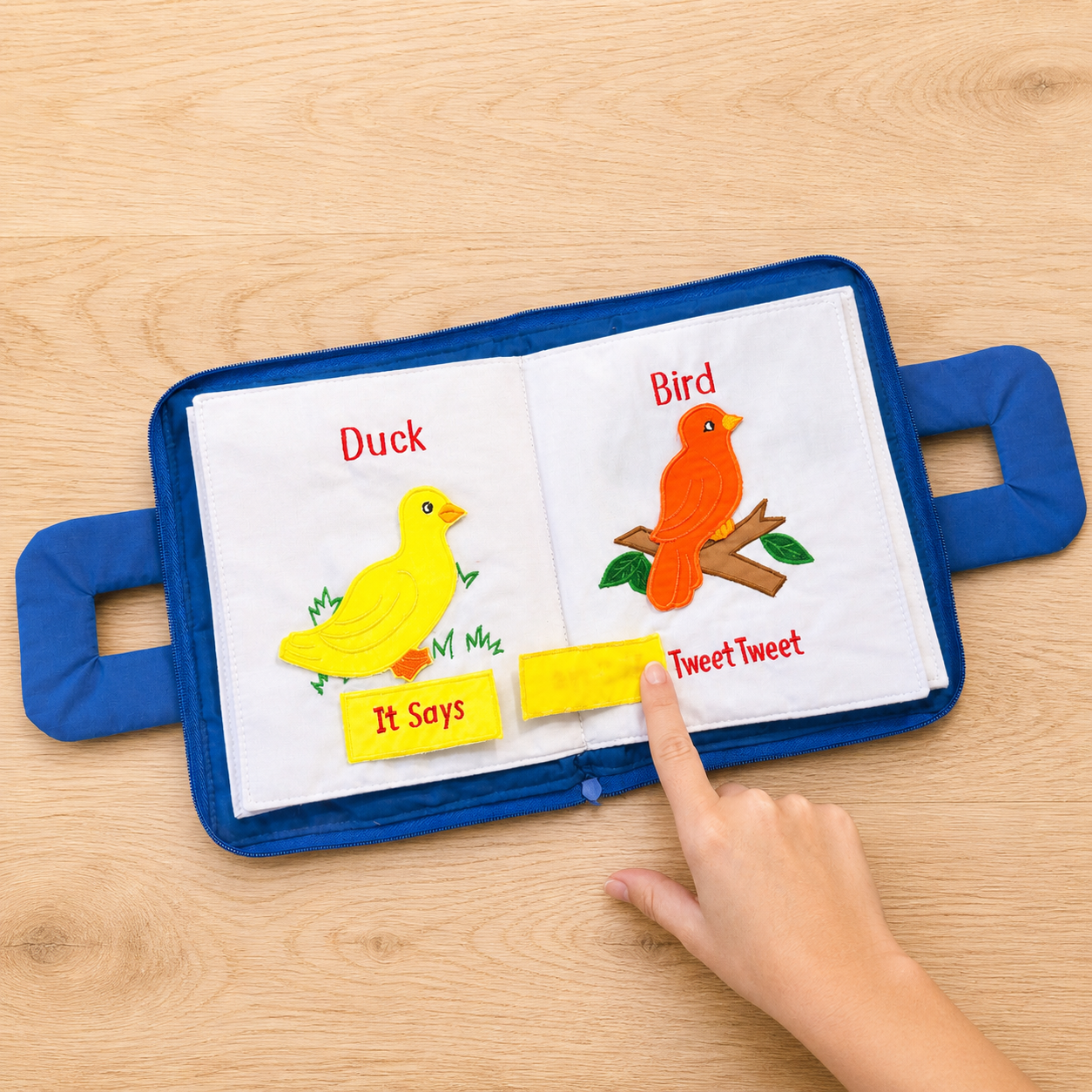 Who Lives Here? Quiet Book | Montessori Animal Sound Activity Book