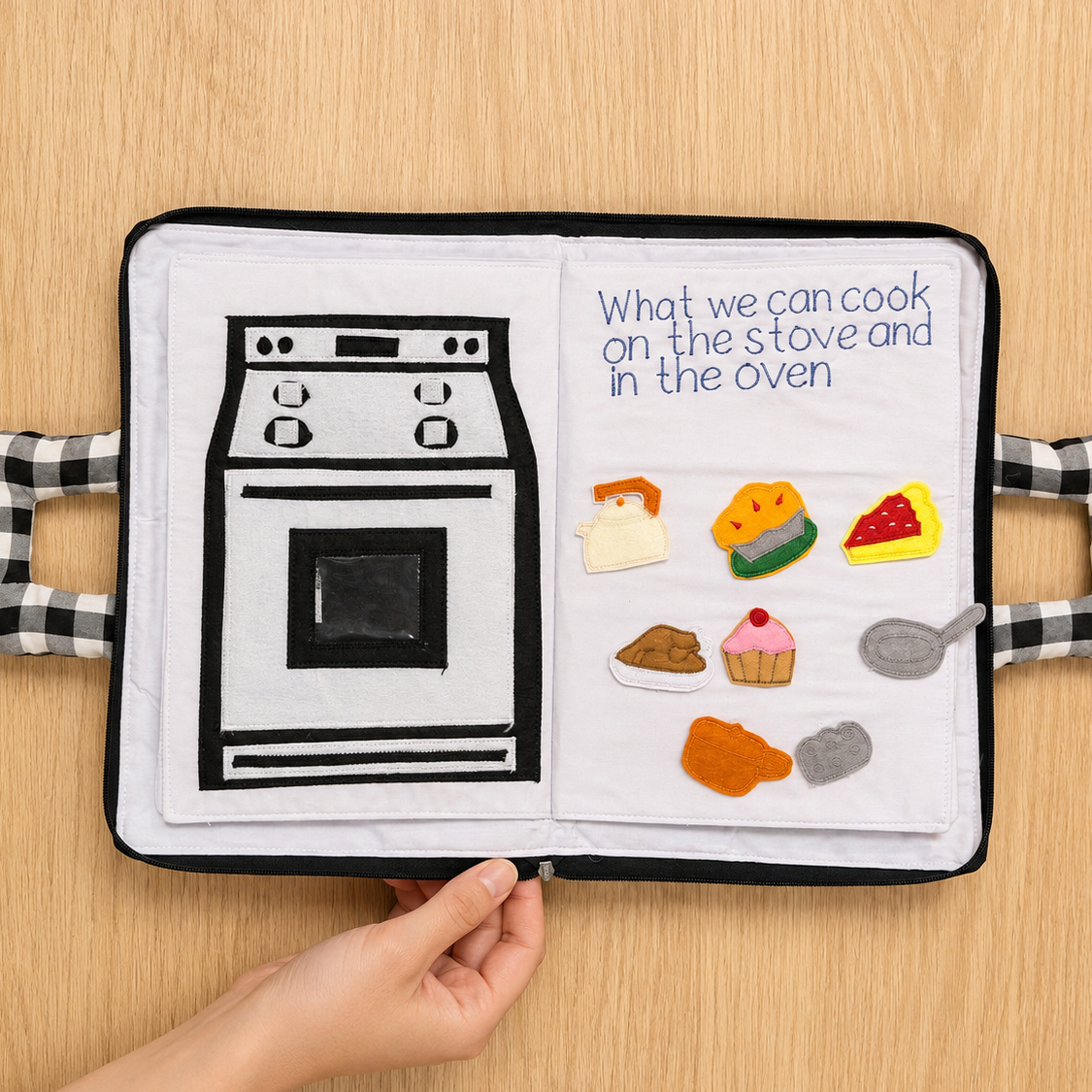My Kitchen Quiet Book | Montessori Learning & Life Skills Activity Book