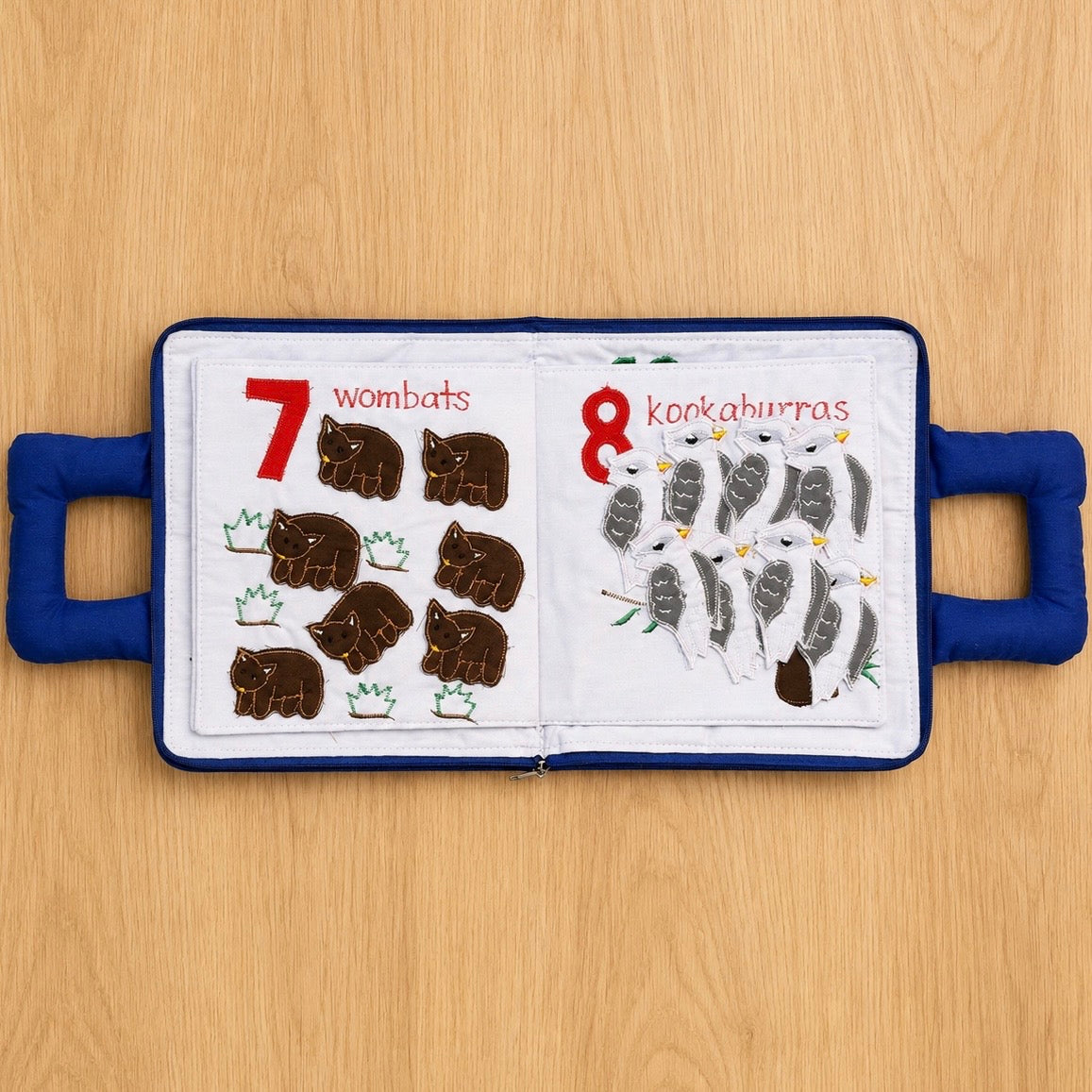 Count to 10 Australian Animals Quiet Book | Montessori Numeracy Activity Book