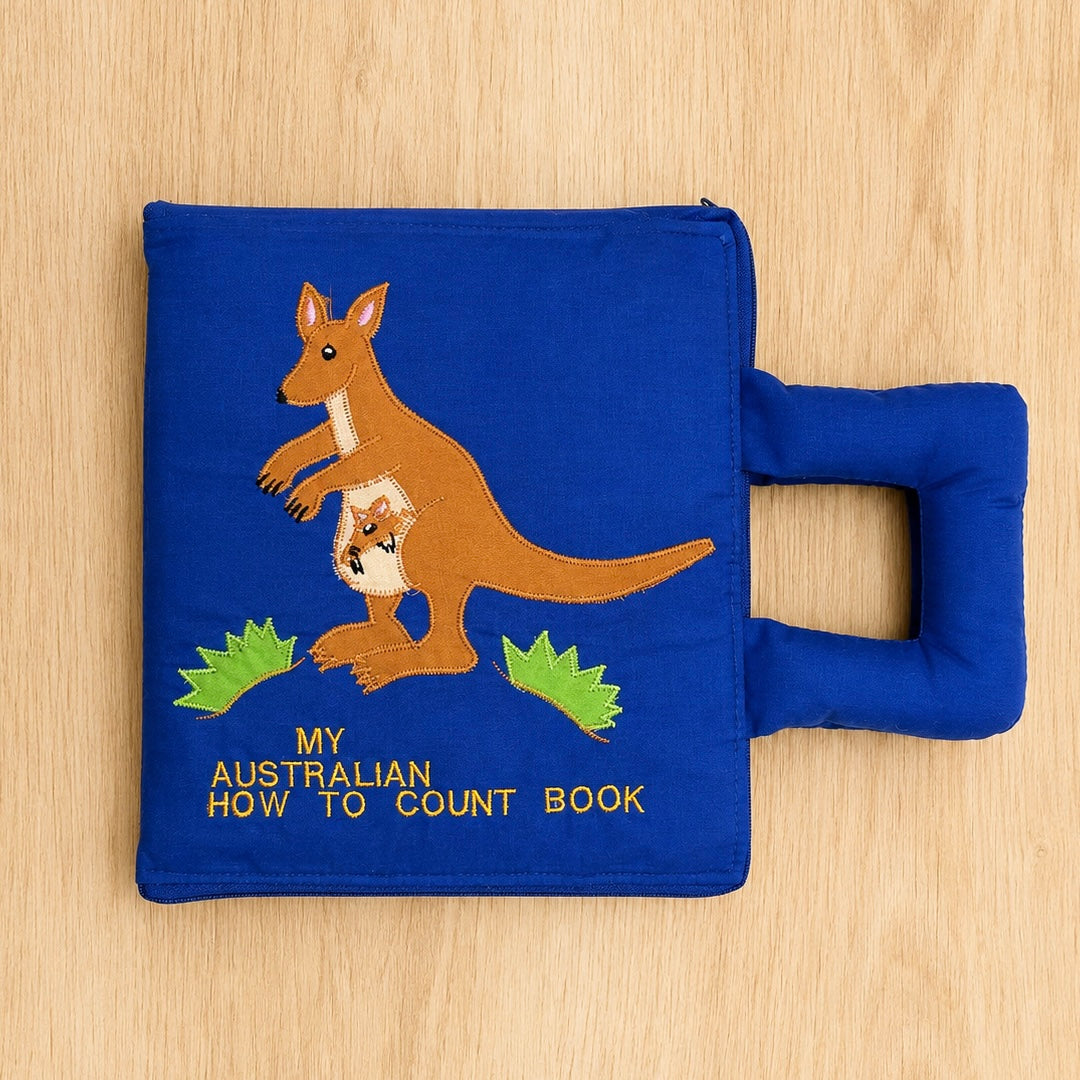 Count to 10 Australian Animals Quiet Book | Montessori Numeracy Activity Book