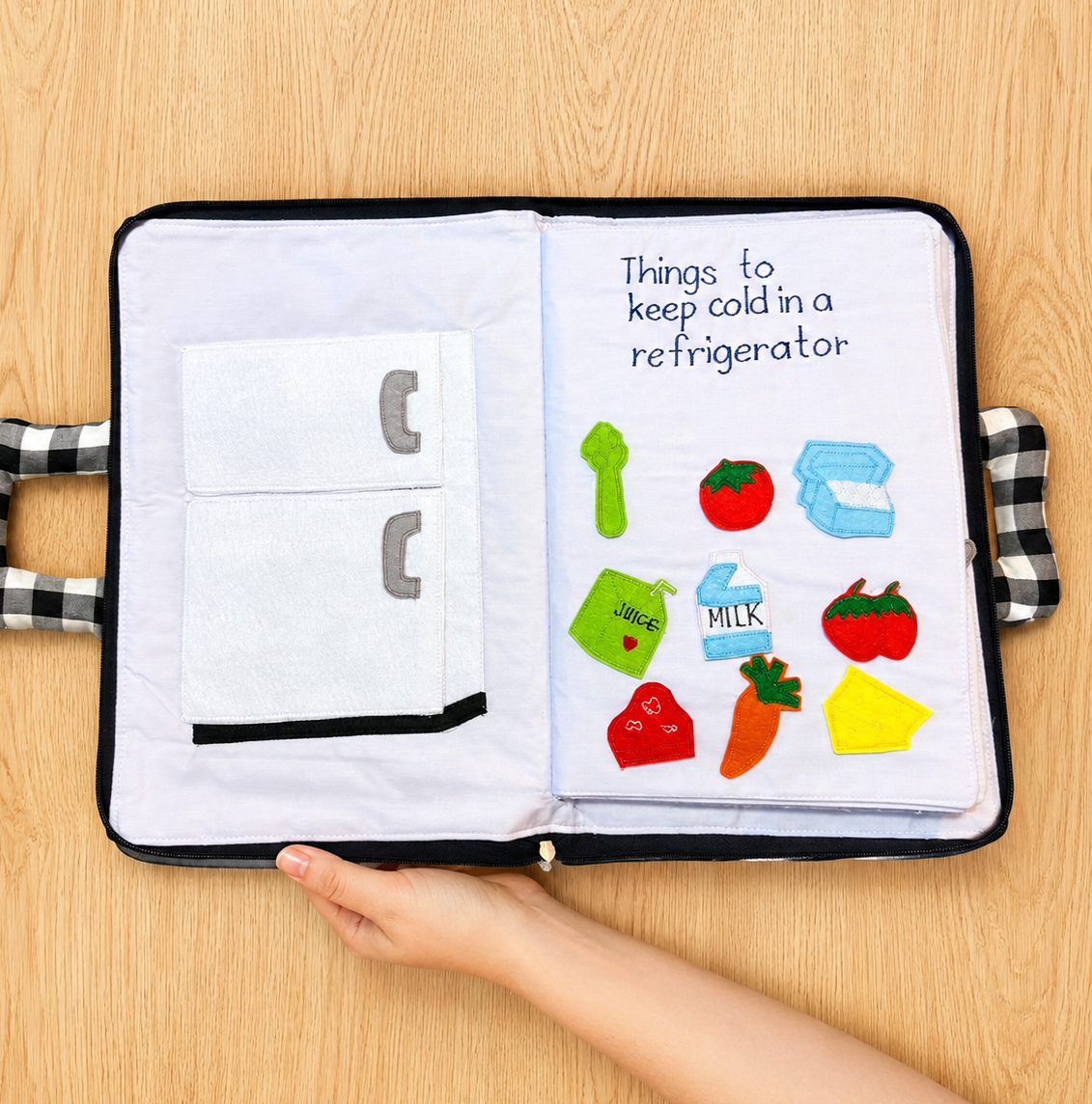 My Kitchen Quiet Book | Montessori Learning & Life Skills Activity Book