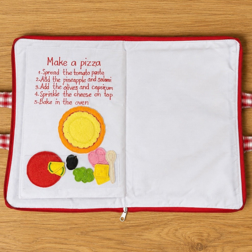 My Cook Book Quiet Book | Montessori Learning & Life Skills Activity Book