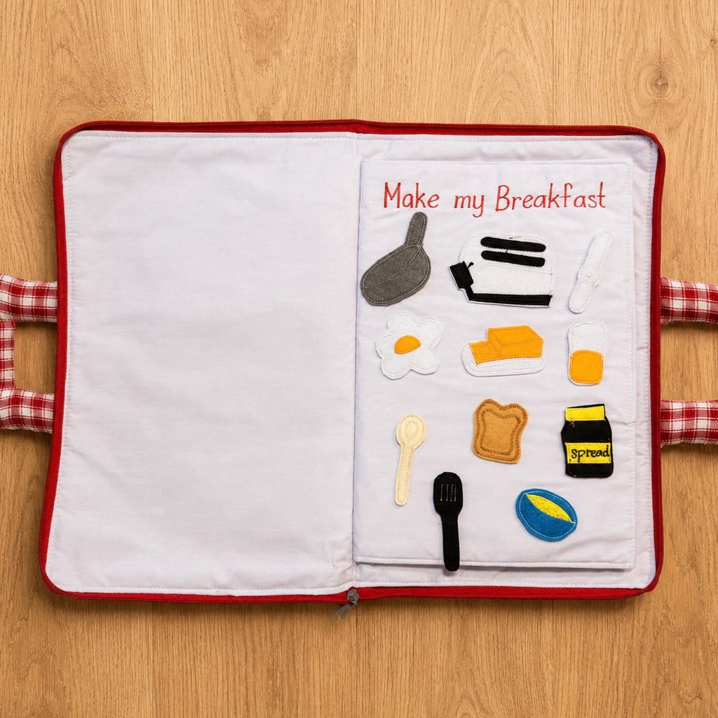 My Cook Book Quiet Book | Montessori Learning & Life Skills Activity Book