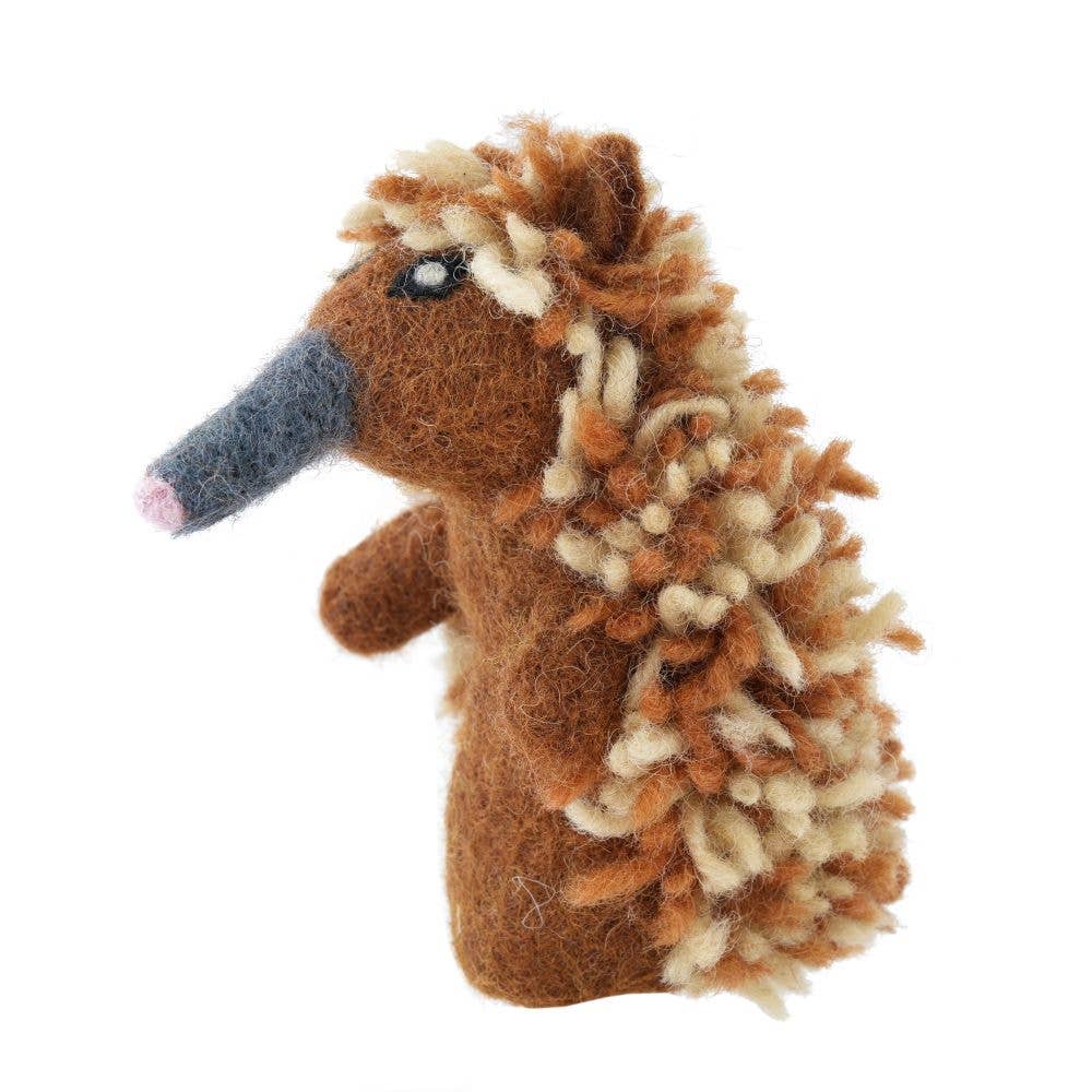 Finger Puppet-Felt Echidna