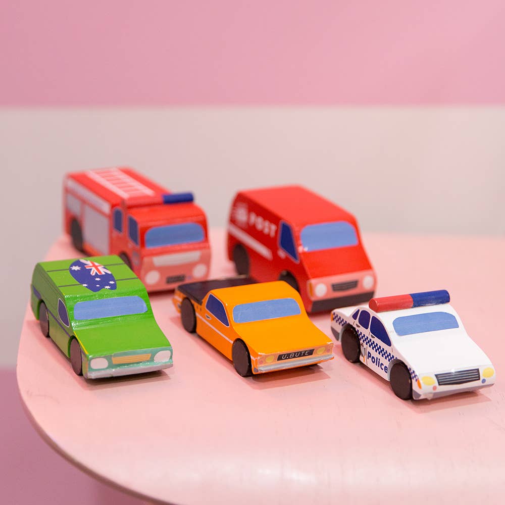 ICONIC WOODEN TOY CARS -  AUSTRALIAN VEHICLES