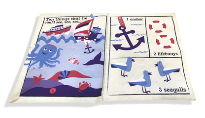 Nursery Times Crinkly Newspaper - Sailor Went to Sea