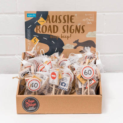 ICONIC WOODEN TOY - LOOSE CHANGE AUSSIE ROAD SIGNS