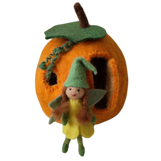 Pumpkin Fairy House – A Cozy Home for Magical Friends!