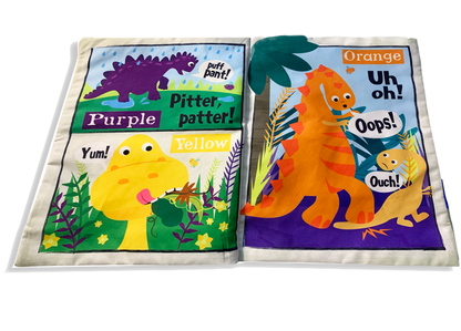 Nursery Times Crinkly Newspaper - Rainbow Dinosaurs
