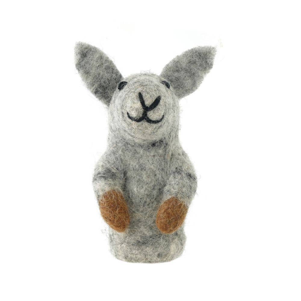 Kangaroo Felt Finger Puppet | Montessori Australian Animal Toy