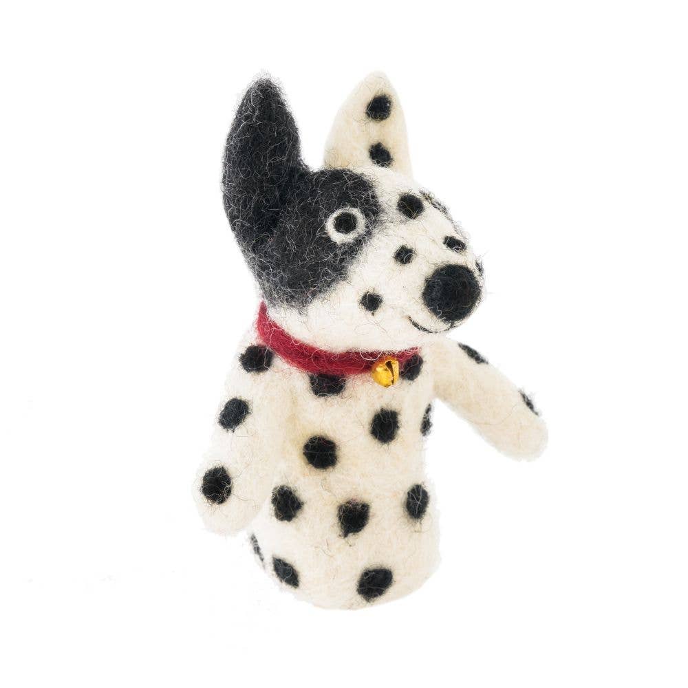 Finger Puppet-Felt Dog Spot