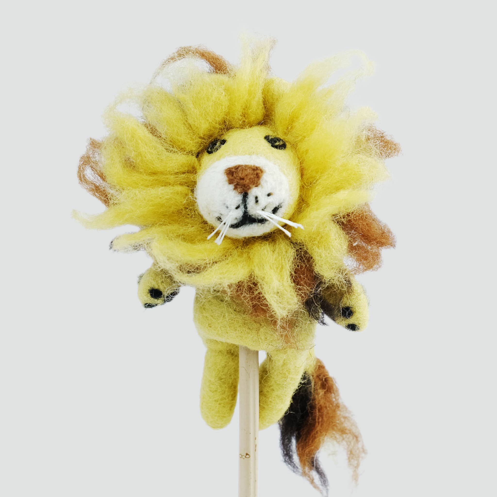 Felt Finger Puppets - Lion