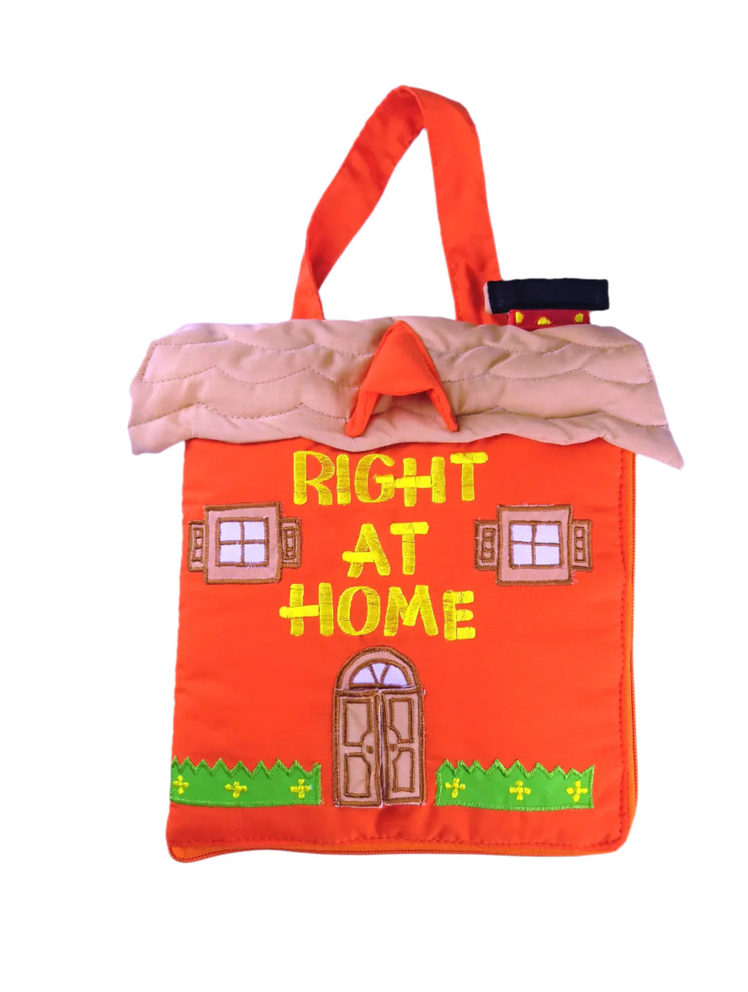 Right at Home quiet book soft cloth activity toy for toddlers